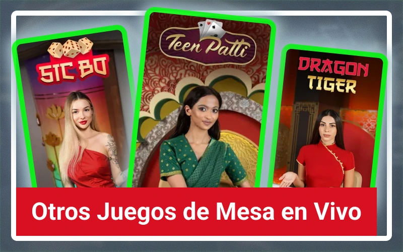 Prueba dados y juegos de cartas tradicionales asiáticos en Casinado oficial.