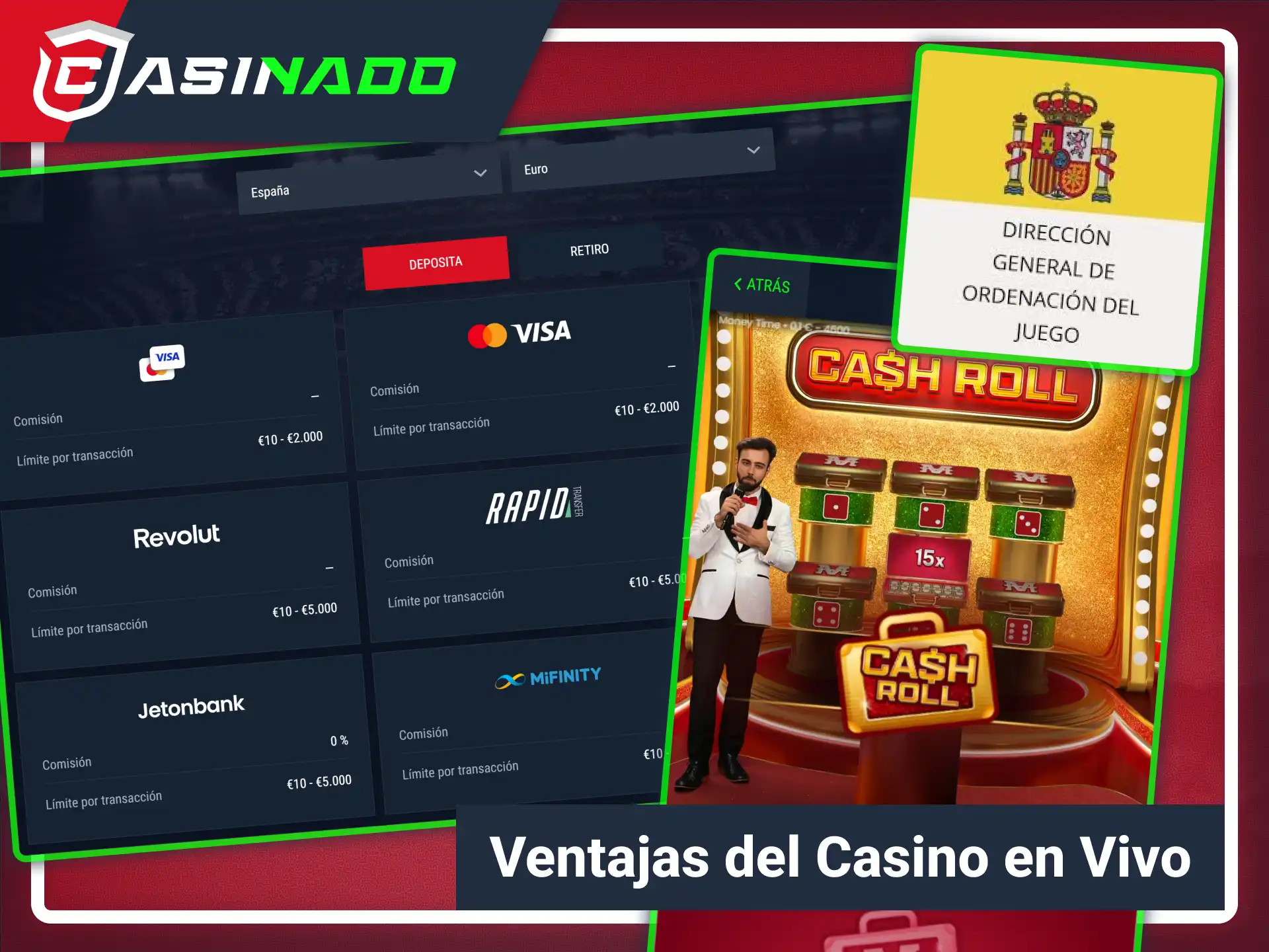 Apuesta con ventajas locales en la plataforma Casinado oficial España.