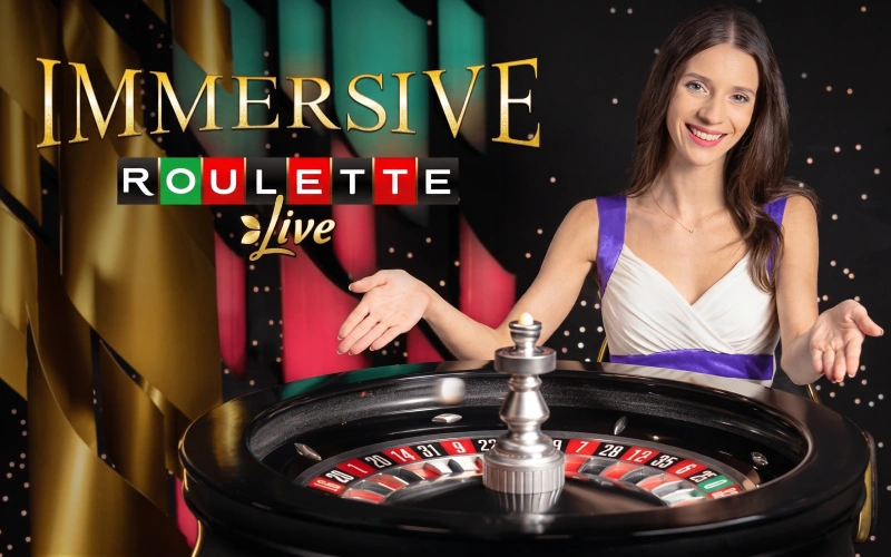 Transmite la ruleta Immersive en alta definición por Casinado oficial.