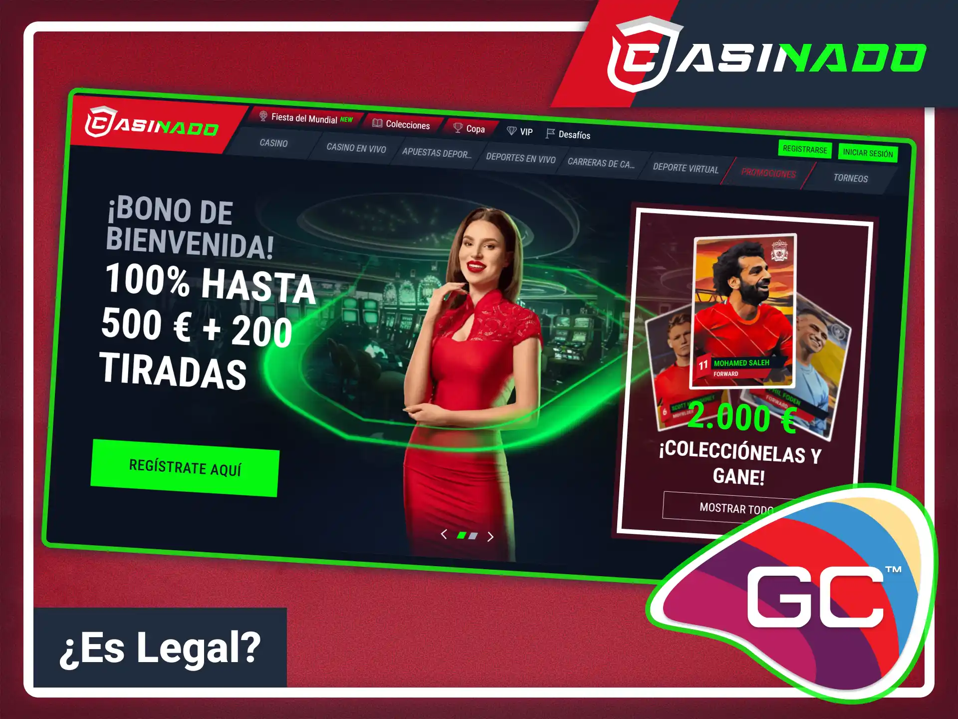 Revisa la licencia de juego internacional regulada por Casinado oficial.