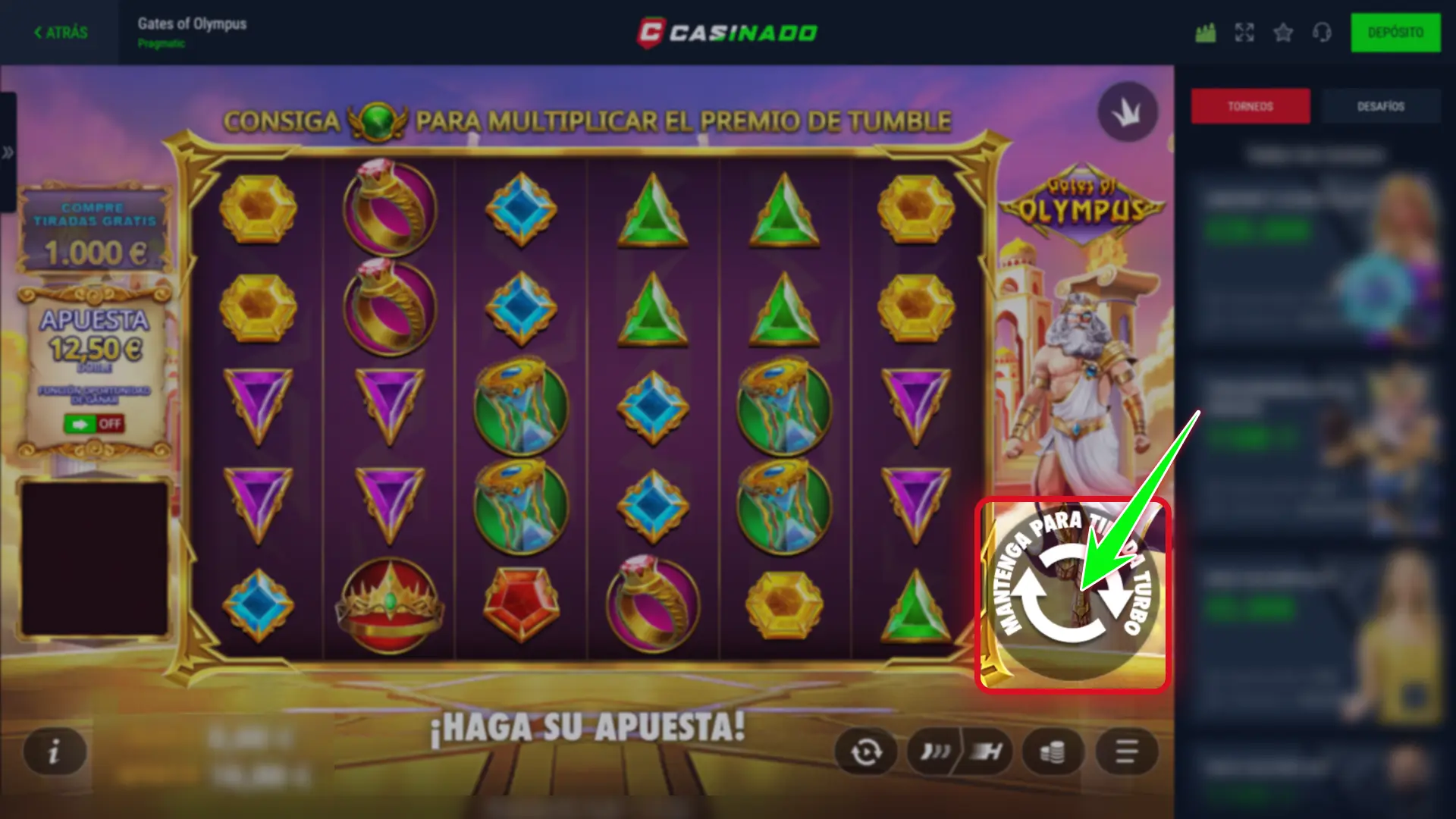 Comienza a girar los rodillos virtuales dentro de Casinado oficial.