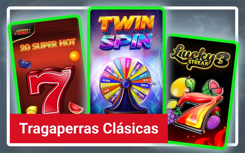 Gira las tradicionales máquinas de frutas desde Casinado oficial.